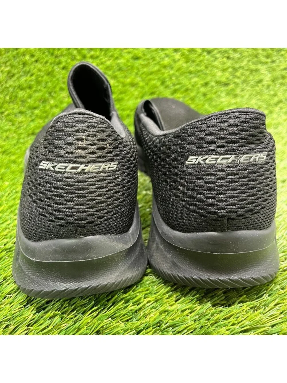 Skechers Equalizer Double Play Mens Size 11E Black Athletic Shoes Sneakers